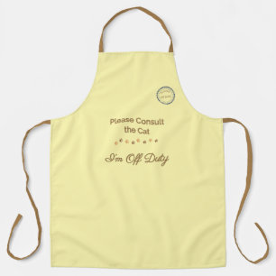 Please Consult the Cat: I’m Off Duty Apron