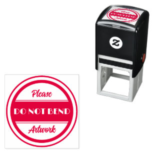 please DO NOT BEND artwork Self-inking Stamp