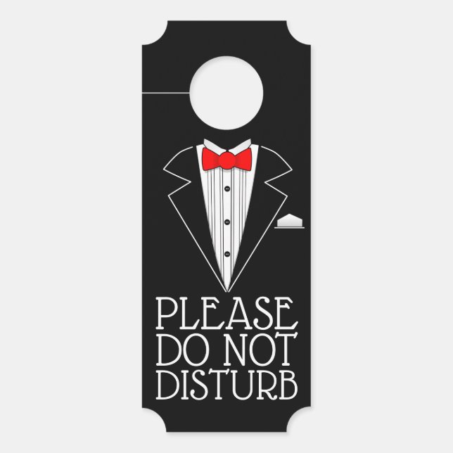 Please do not disturb door hanger (Front)