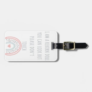 Please Don’t Touch Reborn Doll Car Seat Tag