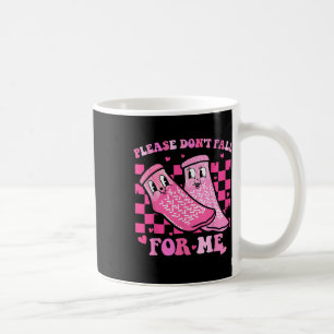 Please Don't Fall For Me Rn Pct Cna Nurse Valentin Coffee Mug