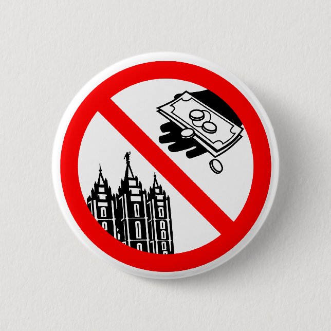 Please Don't Feed the Church Button (Front)