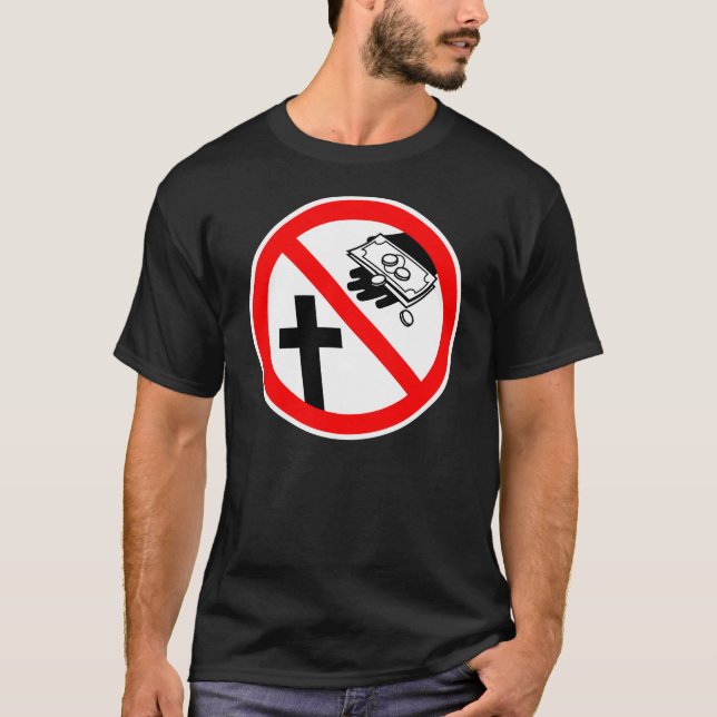 Please Don't Feed the Church T-Shirt (Front)