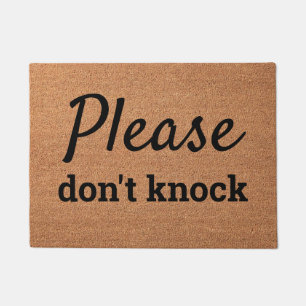 Please don't knock doormat