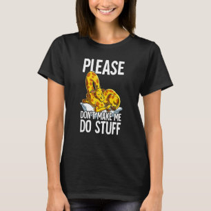 Please Dont Make Me Do Stuff Giraffe T-Shirt