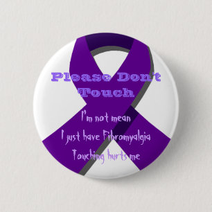 Please Don't Touch Me 6 Cm Round Badge
