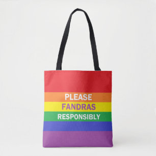 Please Fandras Responsibly Tote Bag