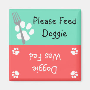 Please Feed Doggie Magnet