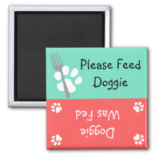 Please Feed Doggie Magnet