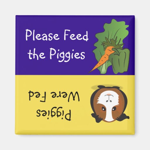 Image of Please Feed the Piggies Magnet