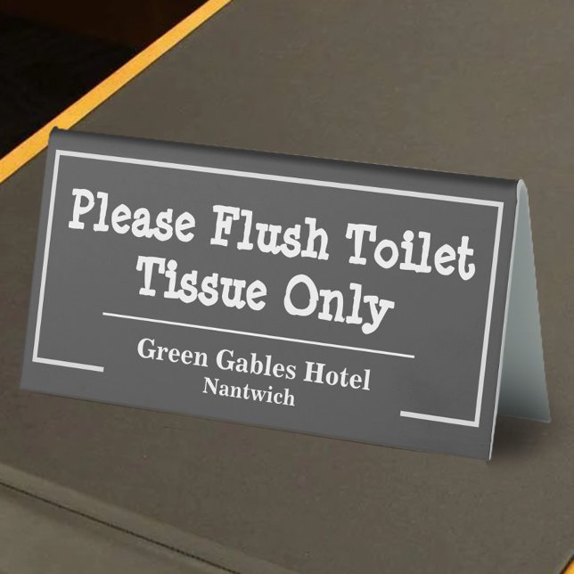 Please flush toilet tissue only (Creator Uploaded)