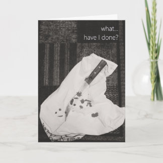Please Forgive Me Greeting Card