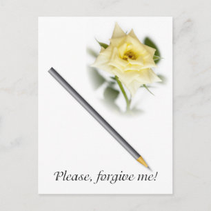 Please, forgive me postcard