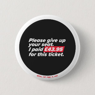 Please Give Up Your Seat - badge