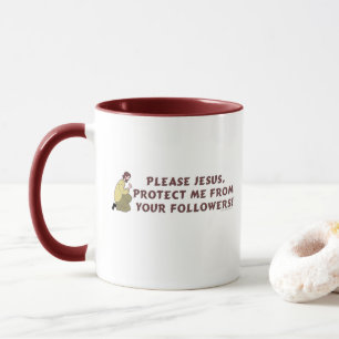 Please Jesus Christian Humour Mug