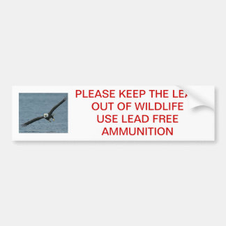 PLEASE KEEP THE LEAD OUT BUMPER STICKER
