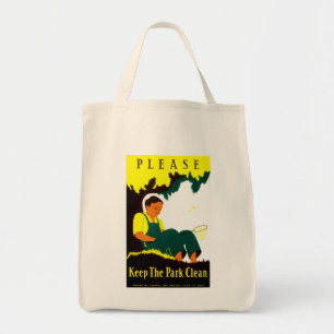 Please Keep the Park Clean Tote Bag