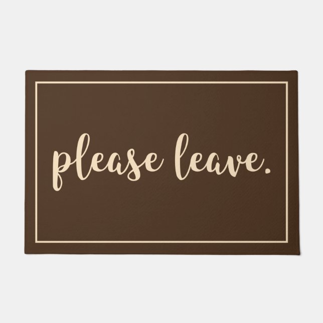 Please Leave Doormat (Front)