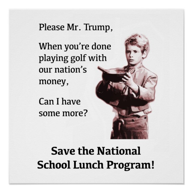 Please Mr. Trump, Can I have some more? Poster (Front)