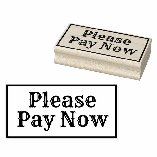 Please Pay Now Rubber Stamp (Creator Uploaded)