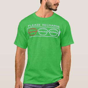 Please Recharge Apple Pie Battery Delicious Apple T-Shirt