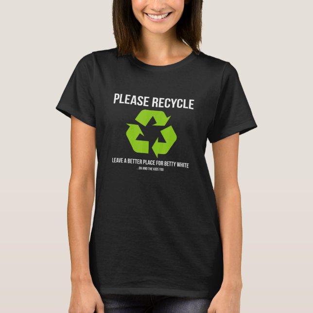 Please Recycle T-Shirt (Front)