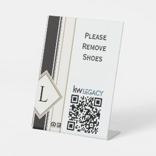 Please remove shoes sign