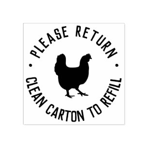 Please Return Carton   Eggs Carton Stamp