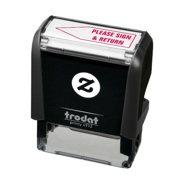 Please Sign and Return Business Self-inking Stamp (Product)
