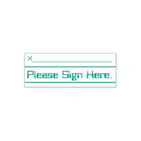 Please Sign Here