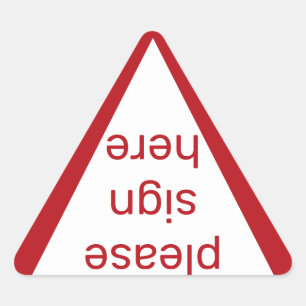 please sign here stickers