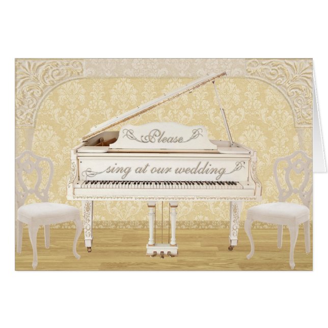 Please Sing at our Wedding (Front Horizontal)