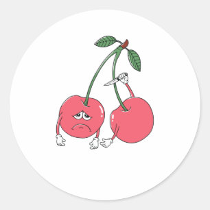 Please Stay Classic Round Sticker