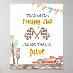 Please take a favour Racing Sign