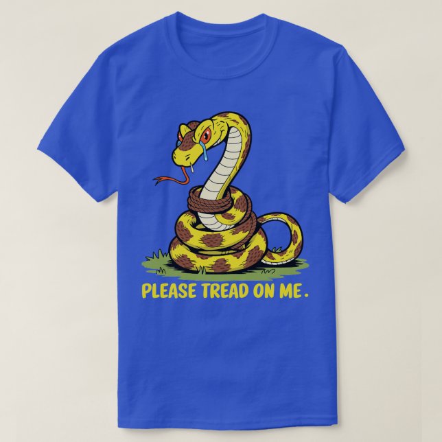 Please Tread On Me T-Shirt (Design Front)