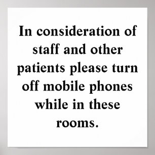 Please Turn off Moble Phones Poster