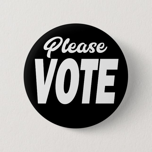 Please Vote Button (Front)