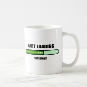 Please Wait Fart Now Loading novelty Coffee Mug