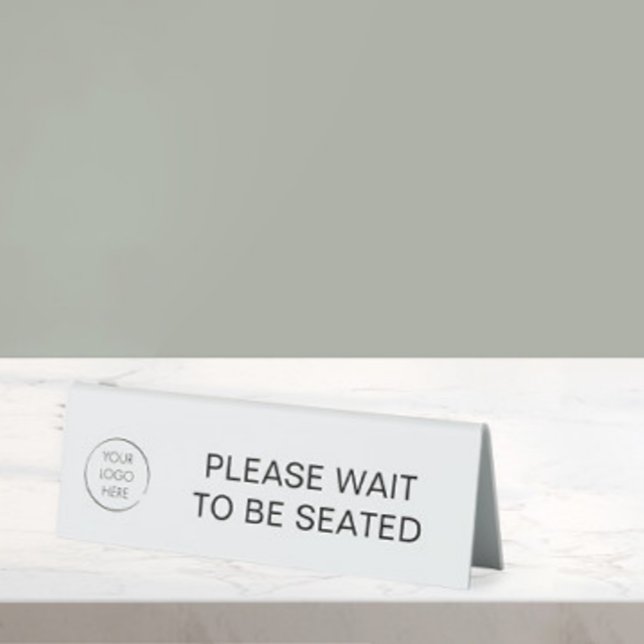 Please Wait to Be Seated Restaurant Logo Branded (Creator Uploaded)