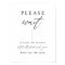 Please Wait Until Wedding Cake Dessert Table Sign 