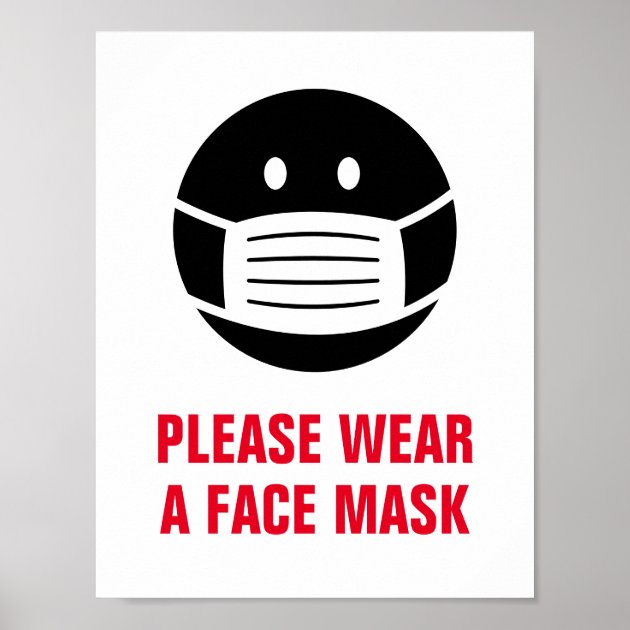 face mask required sign pdf