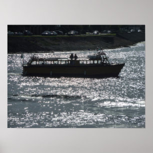 Pleasure Craft, Cardiff Bay Harbor Poster