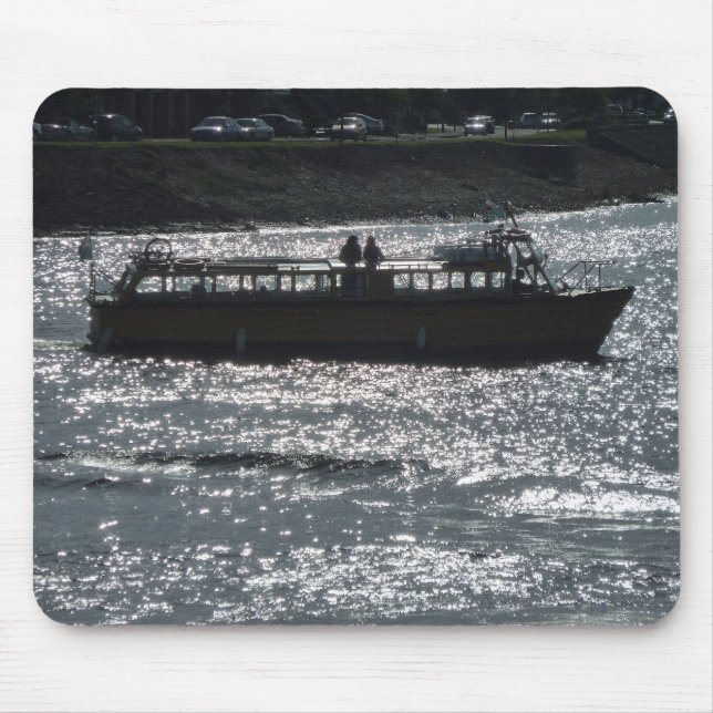 Pleasure Craft, Cardiff Bay Harbour Mouse Mat (Front)