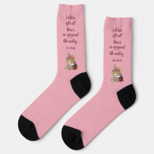 Pleasure of Reading - Jane Austen Women's Socks