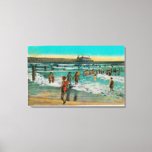 Pleasure Pier and Sun Parlour Canvas Print