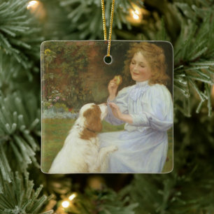 Pleasures of Hope by William Henry Gore Ceramic Ornament