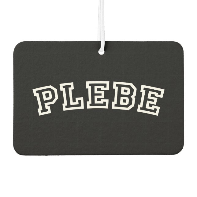 PLEBE CAR AIR FRESHENER (Front)