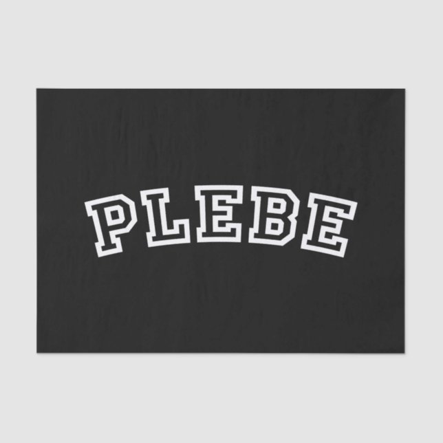 PLEBE TISSUE PAPER (Front)