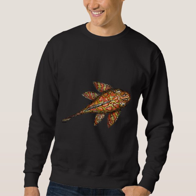 Pleco Fish Sweatshirt (Front)