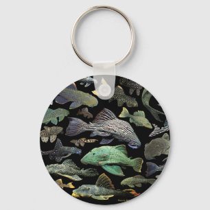 Pleco Key Ring